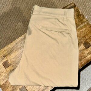 32 Degrees (COOL) Men's Stretch Performance Pants (Khaki, Polyester, 30Wx30L)